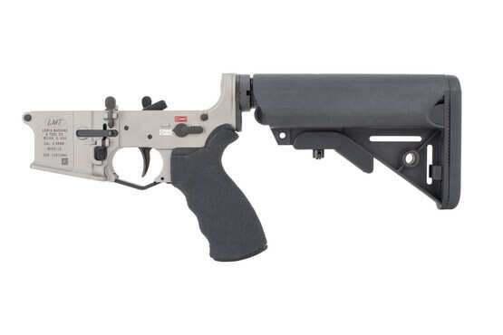 Lewis Machine & Tool ambidextrous lower receiver comes complete with SOPMOD stock